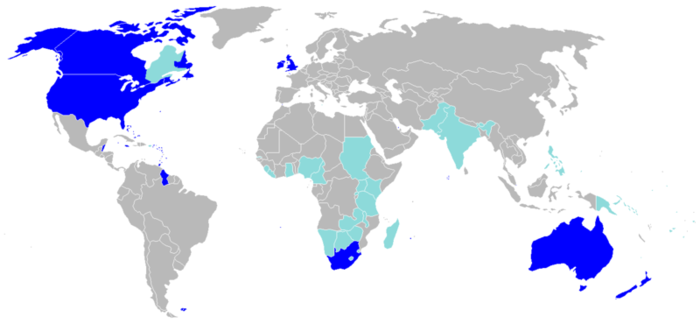 Países Que Falam O Inglês _ Países que falam inglês: língua oficial ou ...